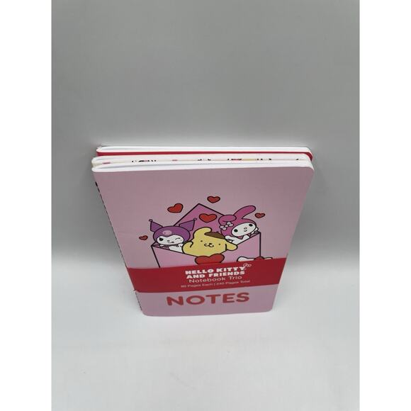 2024 Sanrio Hello Kitty & Friends Hearts 3-Pk Ruled Notebook 80 Pages Each NEW - Picture 5 of 8